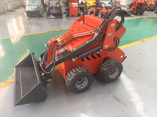 Tracked Skid Steer Loader Mini Skid Steer Loader with Accessories