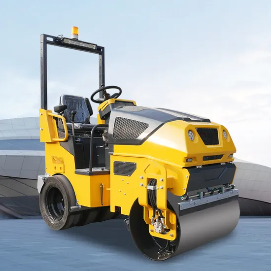 Smooth Drum & Tires Road Roller 1.5 Ton Combination Roller for Sale 