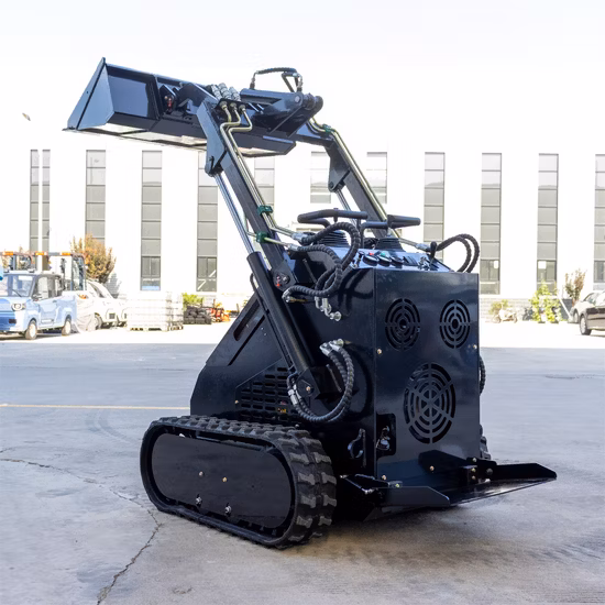 China Manufacturer Tracked CE EPA Mini Small Skid Steer Loader with Accessories