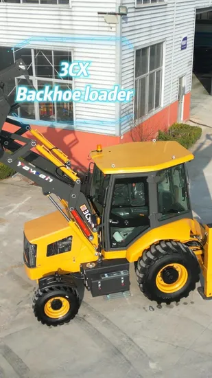 Yaweh New Material Factory Price Jcb 4cx 3cx Price 3 Point Hydraulic Breaker for Sale Chinese Backhoe Excavator Loader Compact Tlb Tractor 4X4 Backhoe 