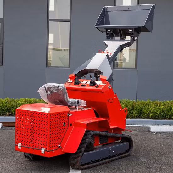 Mini Skid Steer Loader with Bucket and Attachments on Sale