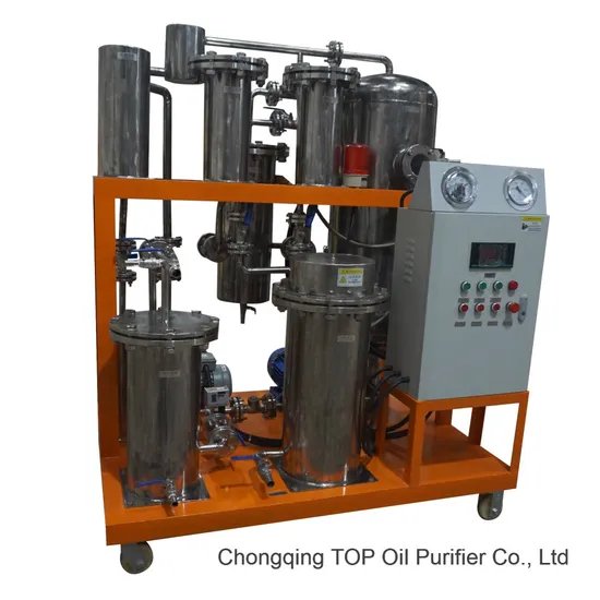 Vacuum Purification Equipment to Recycle Used Cooking Oil/ Vegetable Oil 
