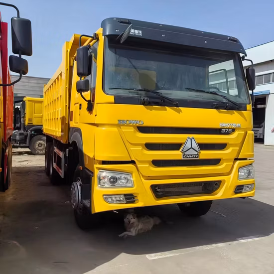 Sinotruk 12 Wheel 50 Tons HOWO Tipper Used Dump Truck for Mining