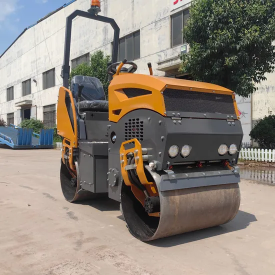 Factory 1t Road Roller Hydraulic system Road Roller Dieael Compactor 