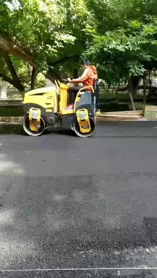 1 Ton Road Compactor Double Drum Hydraulic Asphalt Vibratory Road Roller Asphalt Roller Machine Road Roller up to 5 Tons Double Drum Roller 