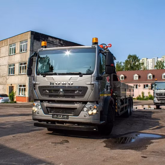 Sinotruck HOWO Crane Equipment with a Draulic Boom 4X2 New or Used Small/Big Rear Mounted Crane Truck for 5 Ton