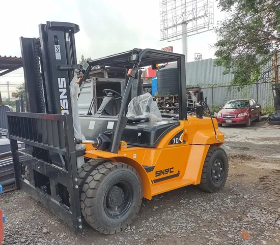 Grua Horquilla Snsc Montacargas 2.5 Ton 3 Ton 3.5 Ton 4 Ton 5 Ton 7 Ton 10 Ton Diesel Forklift with 3m 4.5m 6m Lifting Height Forklift Truck Price 