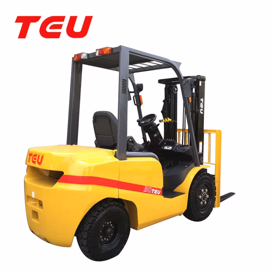 China Teu Automatic 3t Hydraulic Diesel Forklift