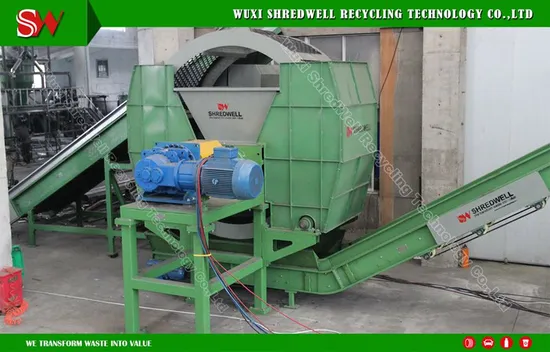 Automatic Scrap/Waste/Used Rubber Shredding Equipment for Tire Recycling 
